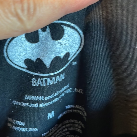 Batman The Dark Knight Graphic T-shirt Acid Washed Large - Picture 3 of 6